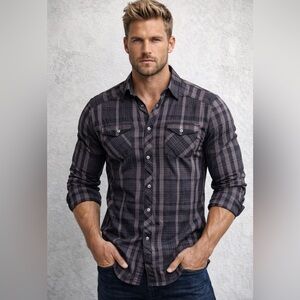 7 DIAMONDS Button Down Shirt